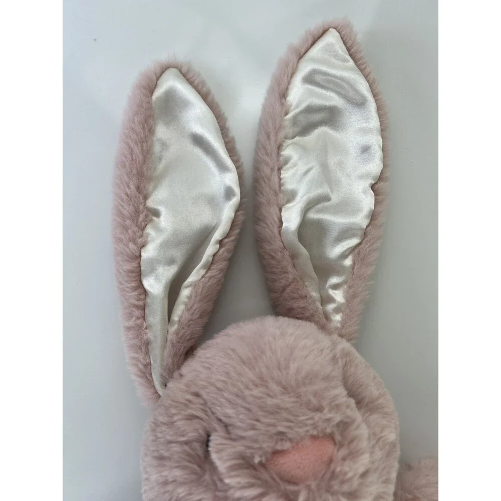 Spark Create Imagine Rabbit Stuffed Animal Plush Toy Easter Satin Ears Lovey Toy